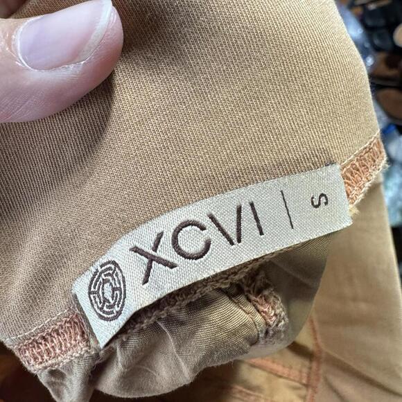 XCVI shorts small S brown marsh bermuda boho hiking gorpcore outdoor granola - Picture 3 of 6